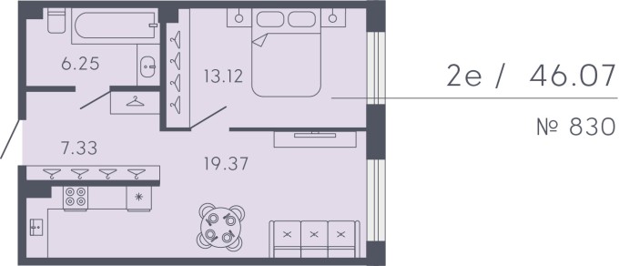 1к. квартира