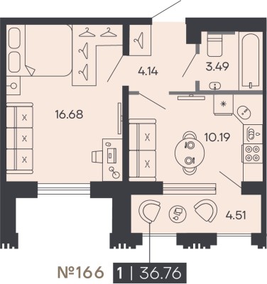1к. квартира