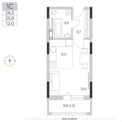 Студия-квартира