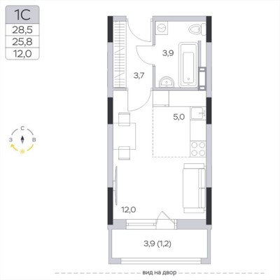 Студия-квартира