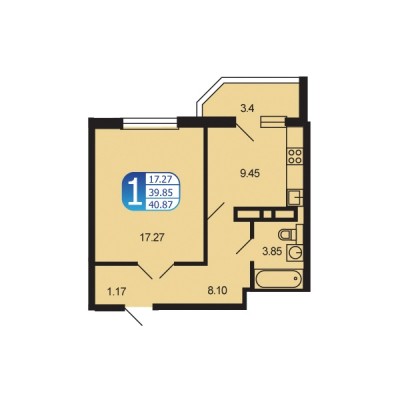 1к. квартира