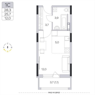 Студия-квартира