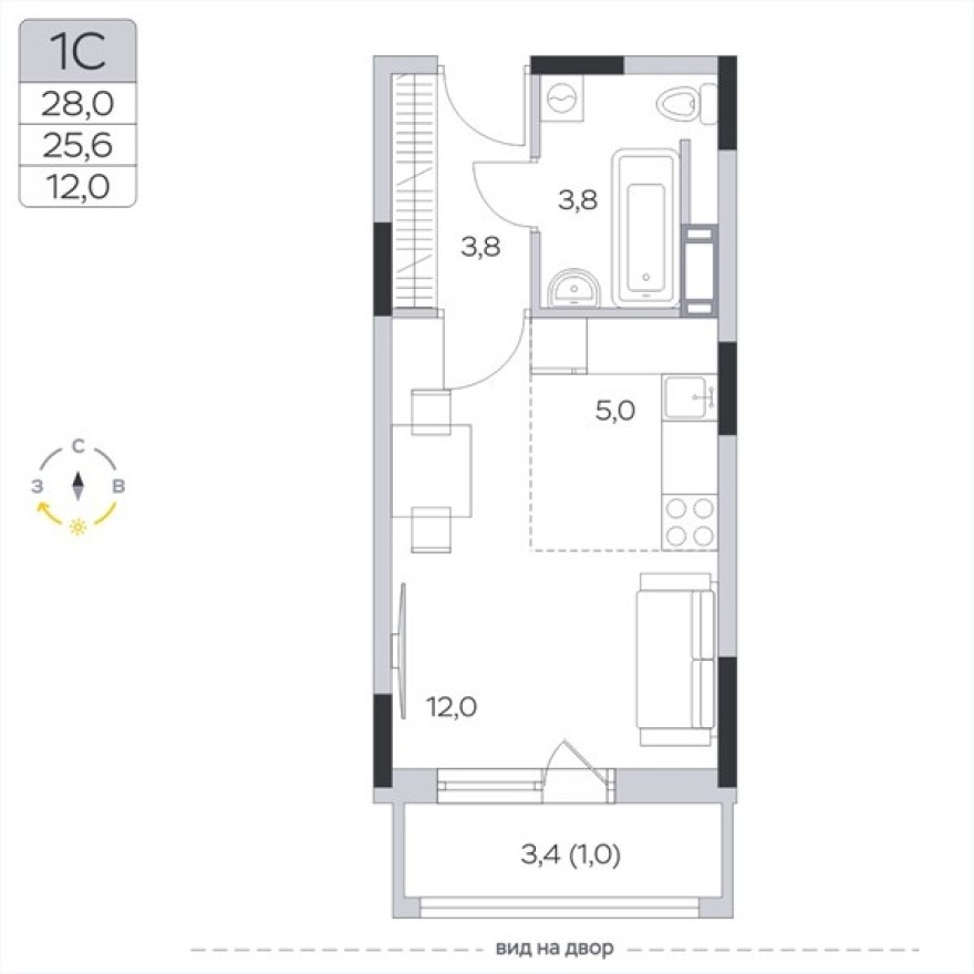 Студия-квартира