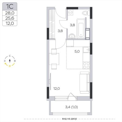 Студия-квартира