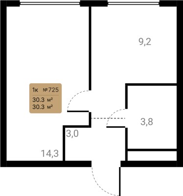 1к. квартира