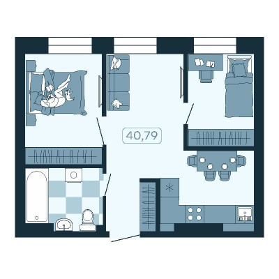 2к. квартира