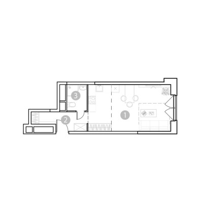 1к. апартаменты