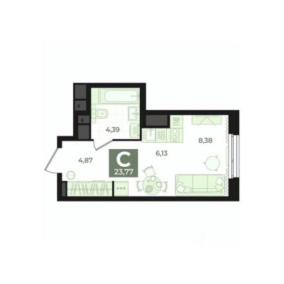 1к. квартира