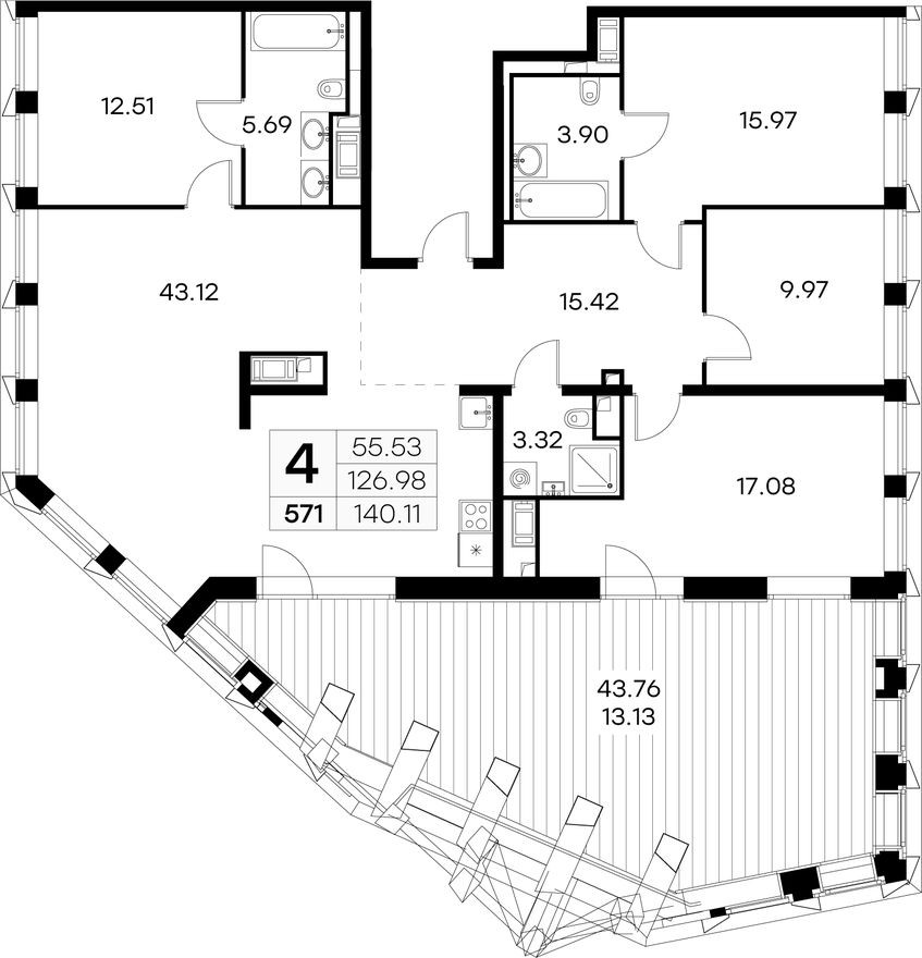 4к. квартира