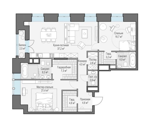 2к. квартира