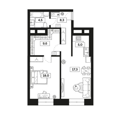 2к. квартира