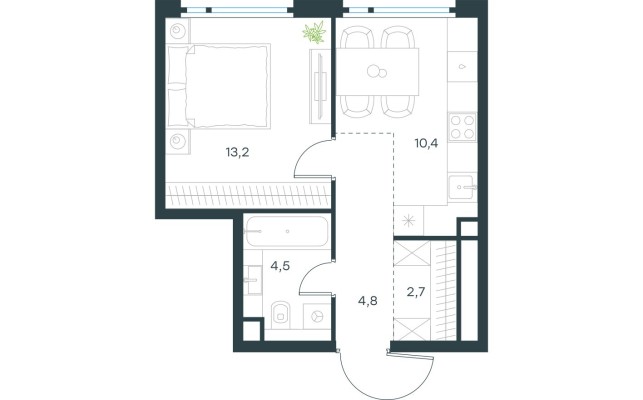 1к. квартира