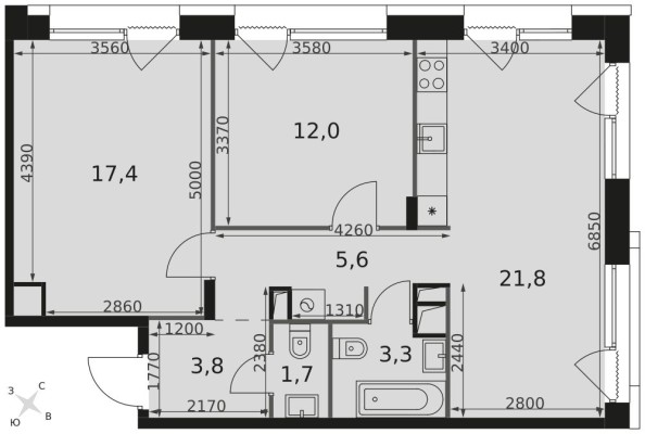 3е квартира
