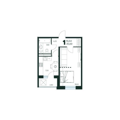 1к. квартира