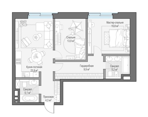 1к. квартира