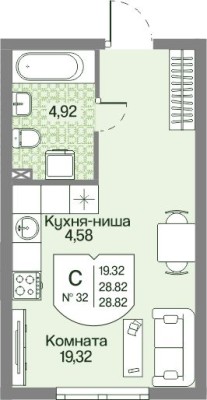 Студия-квартира