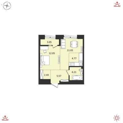 2к. квартира