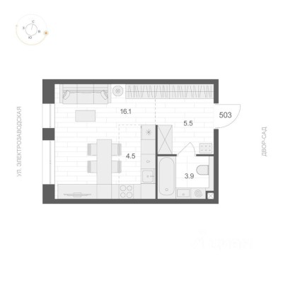 1к. квартира