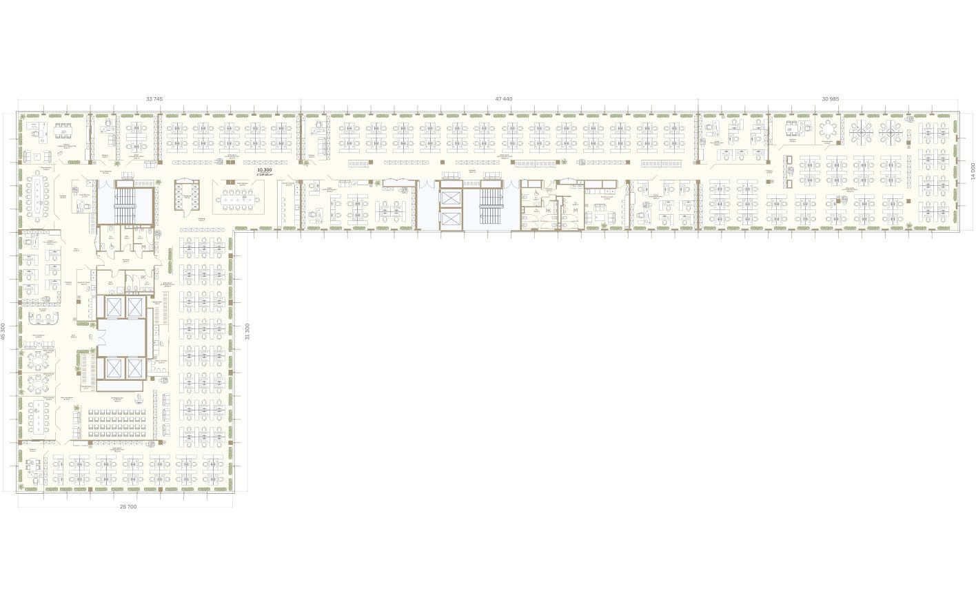 Офисное помещение, 2149.6 м²