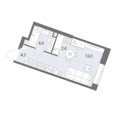 Студия-квартира