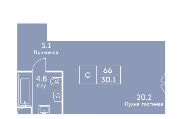 1к. квартира