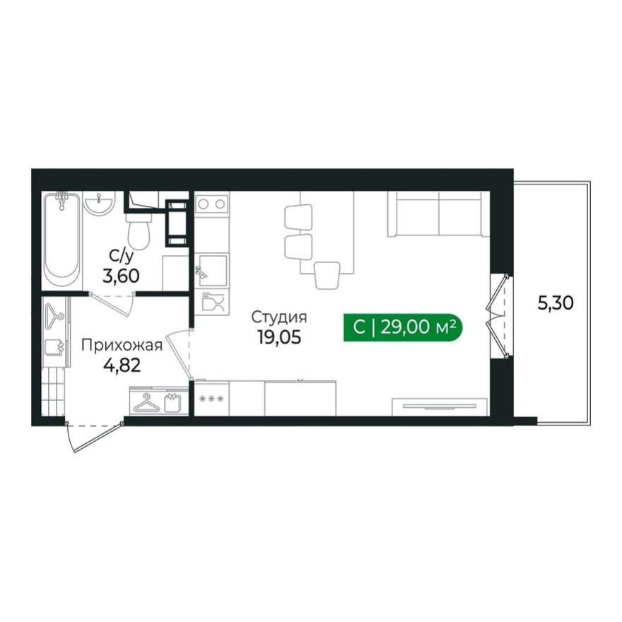 Студия-квартира