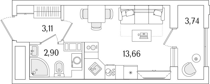 Студия-квартира