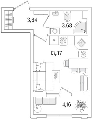 Студия-квартира