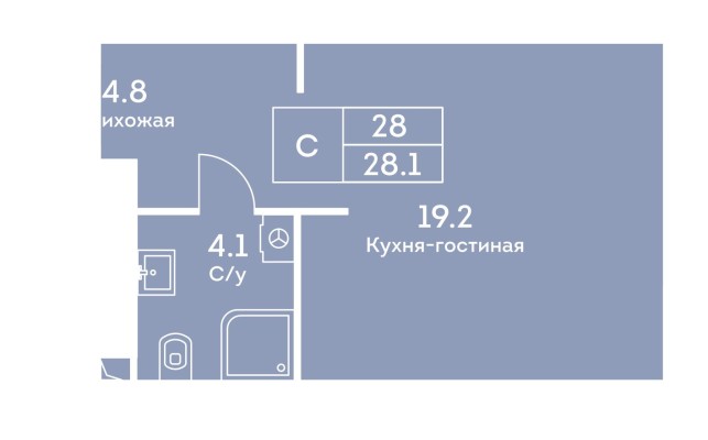 1к. квартира
