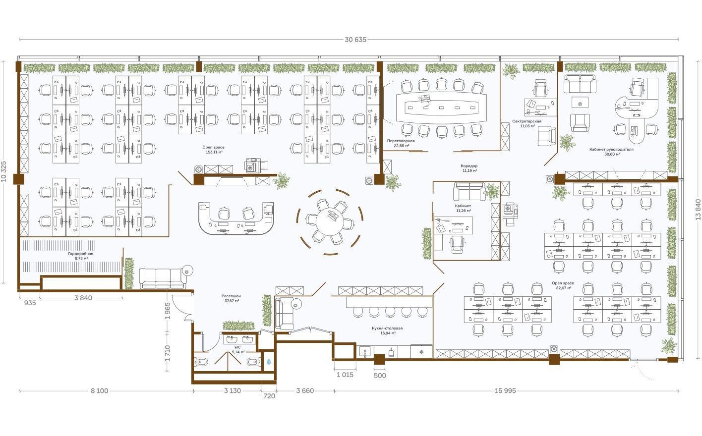 Офисное помещение, 390.3 м²