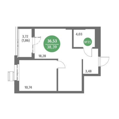 1к. квартира