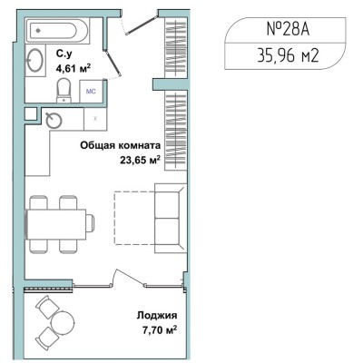 1к. апартаменты