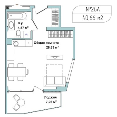 1к. апартаменты