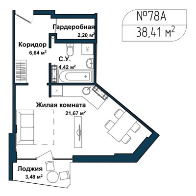 1к. апартаменты