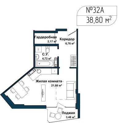 1к. апартаменты