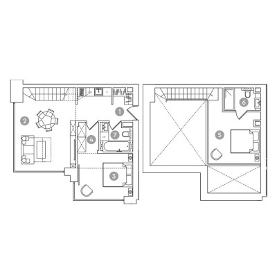 3к. апартаменты