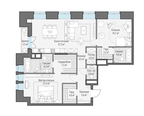 2к. квартира