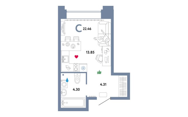 Студия-квартира