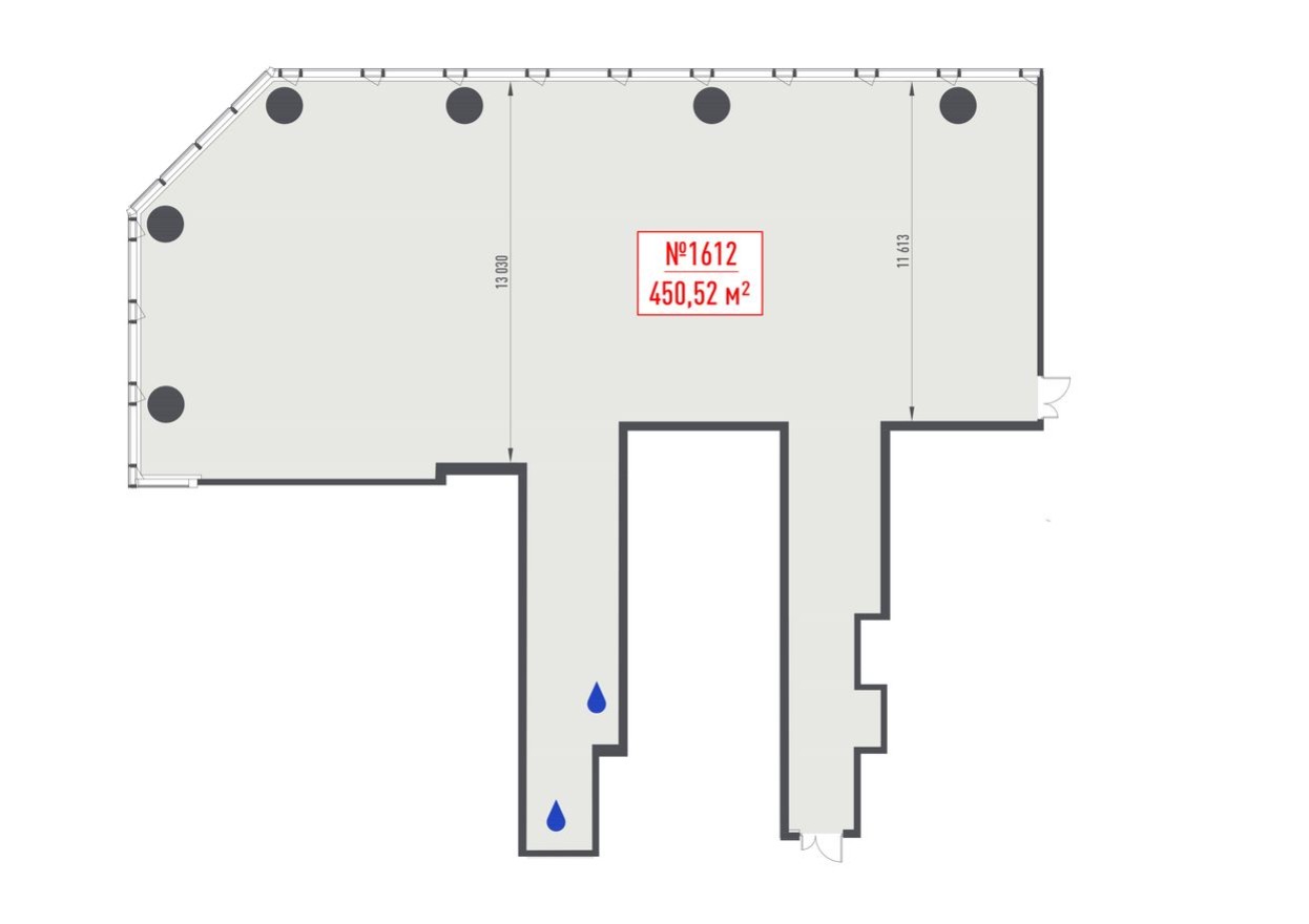 Офисное помещение, 450.1 м²