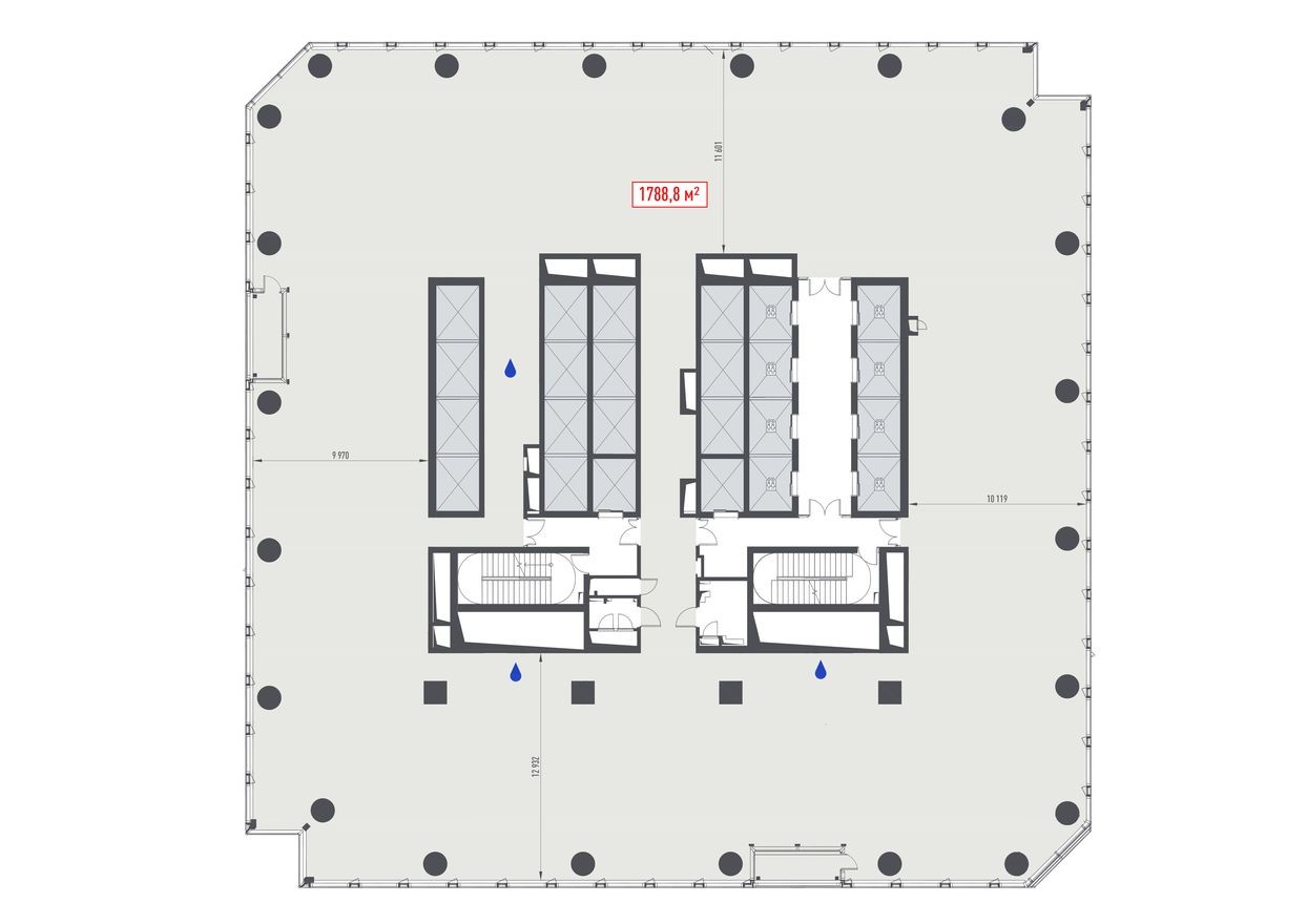 Офисное помещение, 1798.2 м²