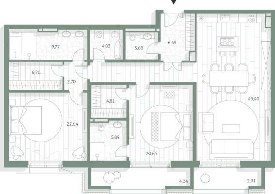 2к. квартира