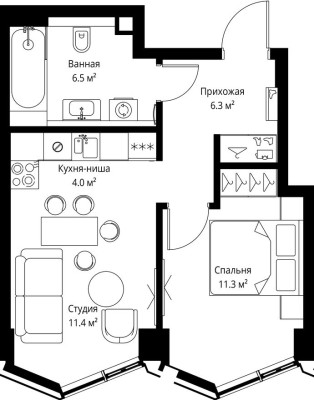 1к. квартира