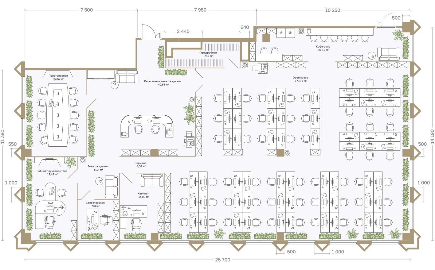 Офисное помещение, 330.3 м²