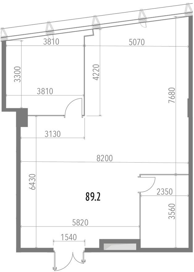 Офисное помещение, 89.2 м²
