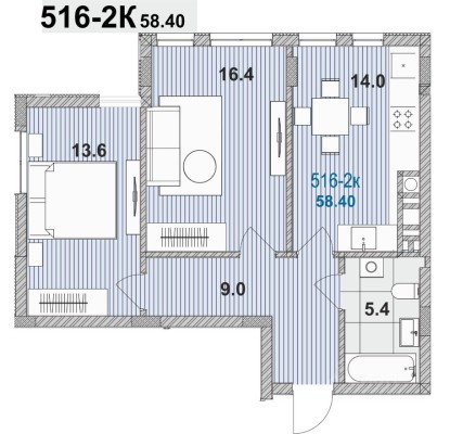 2к. квартира