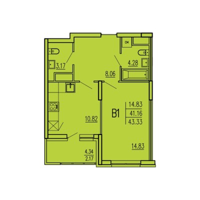 1к. квартира