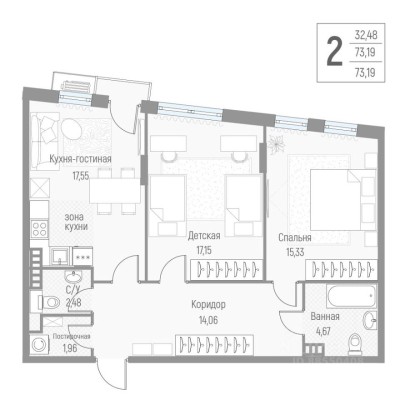 2к. квартира