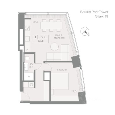 1к. квартира