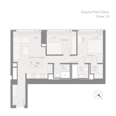 2к. квартира