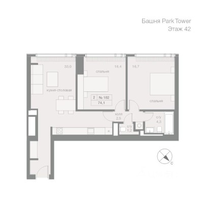 2к. квартира